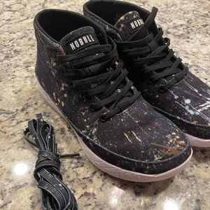 Splatter Canvas Mid Trainer